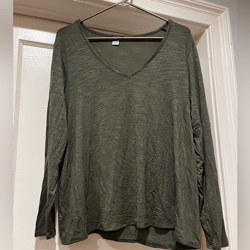 Size L Hunter Green Old Navy top